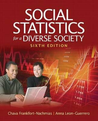 #ad #ad Social Statistics for a Diverse Society Paperback GOOD $4.99