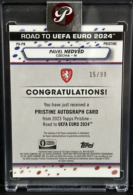 J AVEC TOI PAVEL 2本　使用期限:2026/3.14 2023 Pristine Road To Euro 2024 Czechia Pavel Nedved Auto