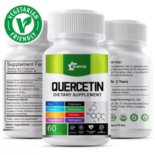 Quercetin Ultra Strength 1000mg - Natural Immune Support Plant Based Supplement