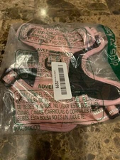 Pet Safety Vest Adjustable Dog Harness for Small Breeds Pink & Gray NEW