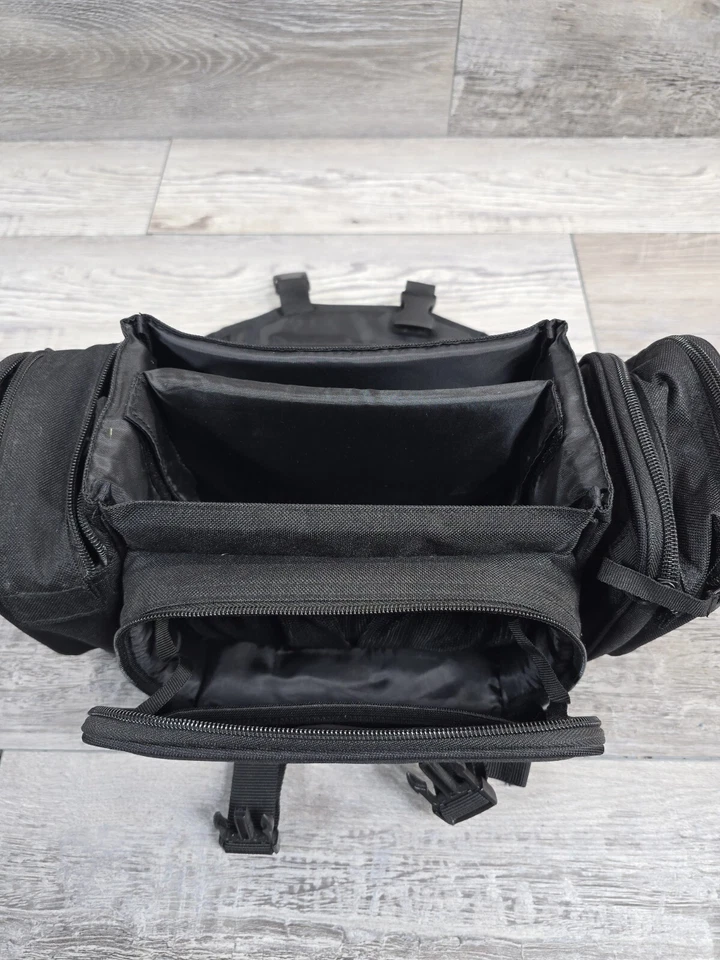 Kodak Nylon Black Camera Carry Shoulder Bag Compartments Zipper Pouch 8x12x7 - Image 4 of 4