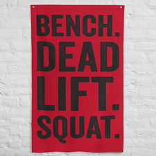 Custom Gym Flag - Workout Motivation - Gym Tapestry