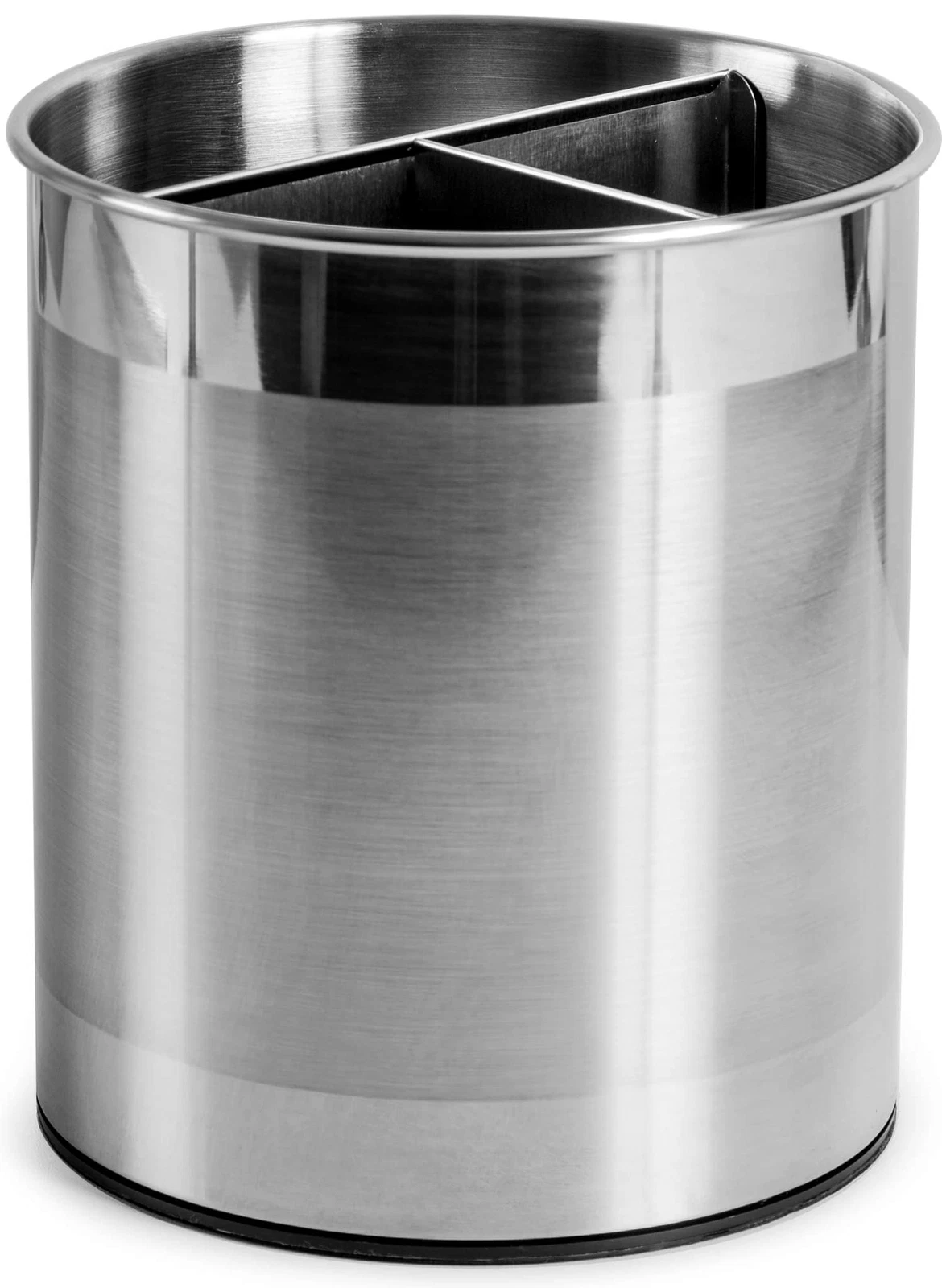Cooler Kitchen Rotating Extra Large Stainless Steel Utensil Holder Caddy with...