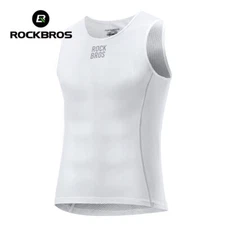 ROCKBROS Men's Cycling Base Layer Vests Quick Dry Bike Tank Top Breathable