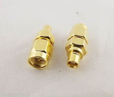 10x SMA Male Plug To MCX Female Jack Straight RF Coaxial Coax Adapter Connector