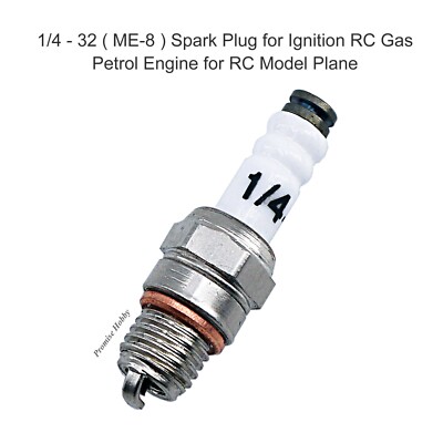 RCAME 1/4 - 32 Spark Plug for Ignition RC Gas Petrol Model Plane Engine