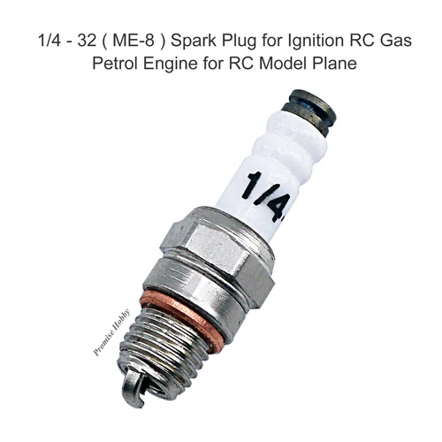 RCAME 1/4 - 32 Spark Plug for Ignition RC Gas Petrol Model Plane Engine
