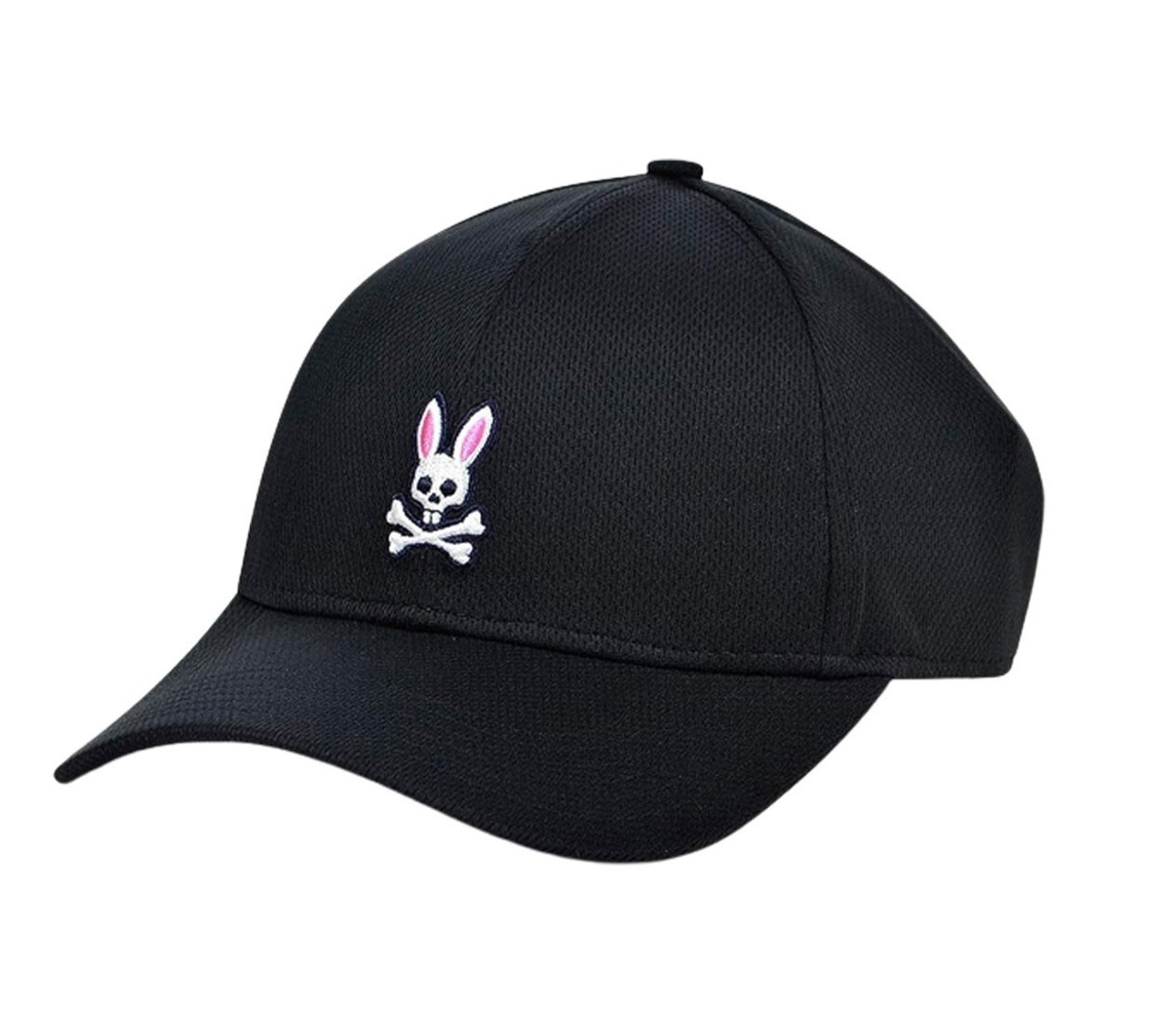 Psycho Bunny スカルバニーキャップ ブラック Psycho Bunny Men's Black Bunny Sport Pique Baseball Cap | eBay