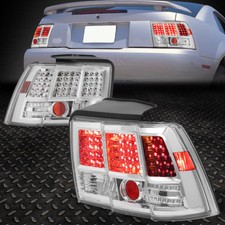 For Ford Mustang 1999-2004 Led Look Tail Lights Chrome