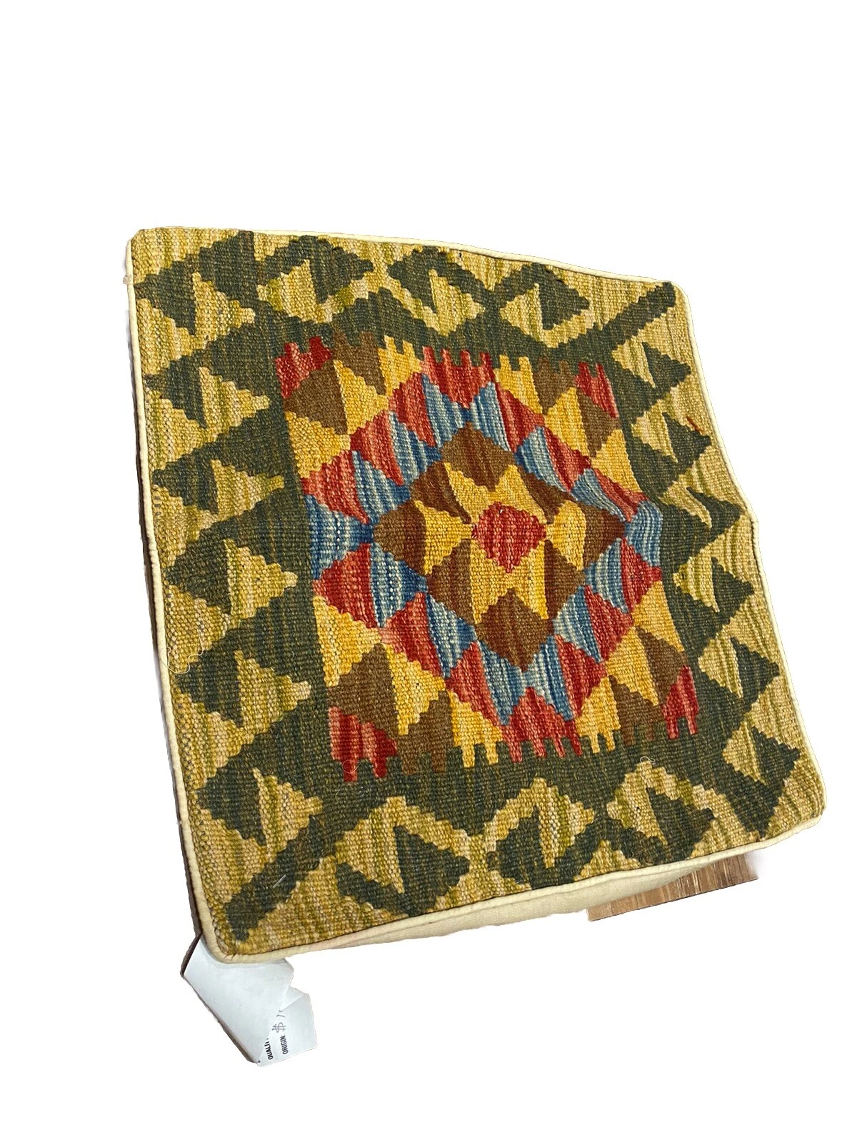 Decorative Kilim Rug Throw Pillow Cover 18 x 18