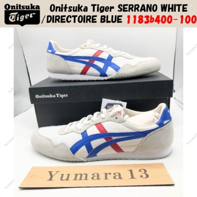 Onitsuka Tiger SERRANO WHITE/DIRECTOIRE BLUE 1183b400-100 Unisex Size