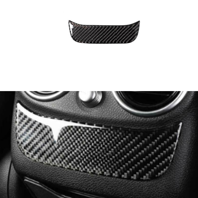 Real Carbon Fiber Rear Air Outlet Vent Lower Cover 1X For Benz E-Class 2017-2023