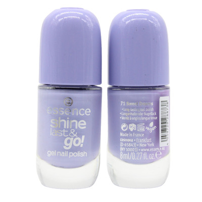 3x Essence SHINE LAST & GO! Gel Nail Polish Nagellack 71 Sweet Dreams 8ml - NEU