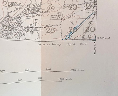 WW1 British Officer's Personal Map of The Arras Sector of The Western Front 1917 - Picture 5 of 16