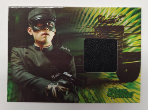 2011 RITTENHOUSE THE GREEN HORNET MOVIE JAY CHOU AS KATO COSTUME/RELIC PATCH #42 - Picture 1 of 4