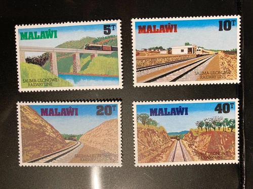 Malawi 1979 Set Railway Line Salima Lilongwe MNH