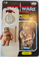 Vintage Star Wars POTF Romba Coin Spear Cardback Loose Complete Near Mint