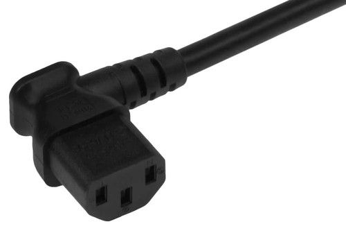SF Cable Low Profile Angle NEMA 5-15P to C13 Right Angle Power Cord, 10 feet - Afbeelding 4 van 5