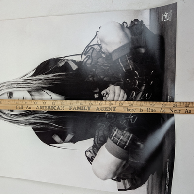 AVRIL LAVIGNE, UNDER MY SKIN, RARE AUTHENTIC PROMO POSTER 24