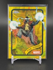 2025 Topps Chrome Marvel Yellow Lava Refractor The Hood #70