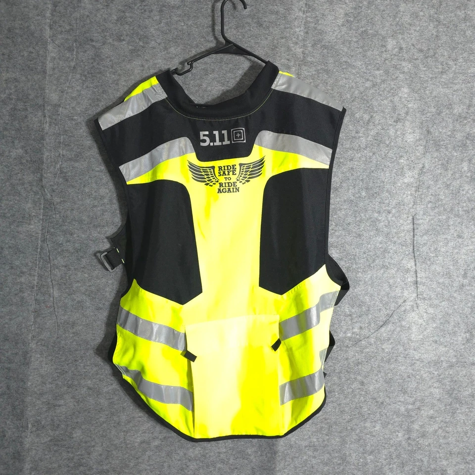 5.11 Tactical Safety Vest Men High Visibility Mil-Spec Reflective Ride Safe Gear - Image 2 of 4