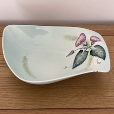 Vintage Carlton Ware Morning Glory Convolvulus Serving Dish Plate 30cm X 21cm