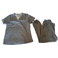 Figs Technical Collection Blue Scrub Set Catarina Top Jogger Pants SZ