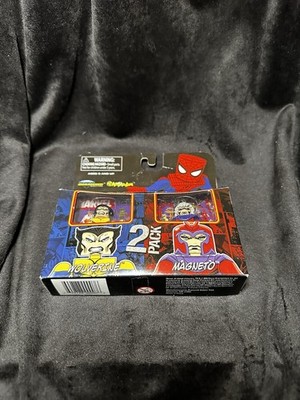 MARVEL UNIVERSE MINI-MATES 2 PACK WOLVERINE / MAGNETO (2009  DST) X-Men H11