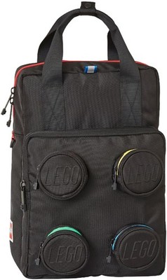 Lego Brick 2x2 School Backpack Kids Everyday City Rucksack School Bag 15L Black