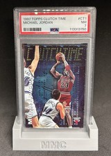 1997 Topps Michael Jordan Clutch Time #CT1 Low Pop PSA