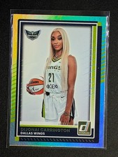 Dijonai Carrington 2025 Panini Donruss WNBA Silver Holo #27 Dallas Wings