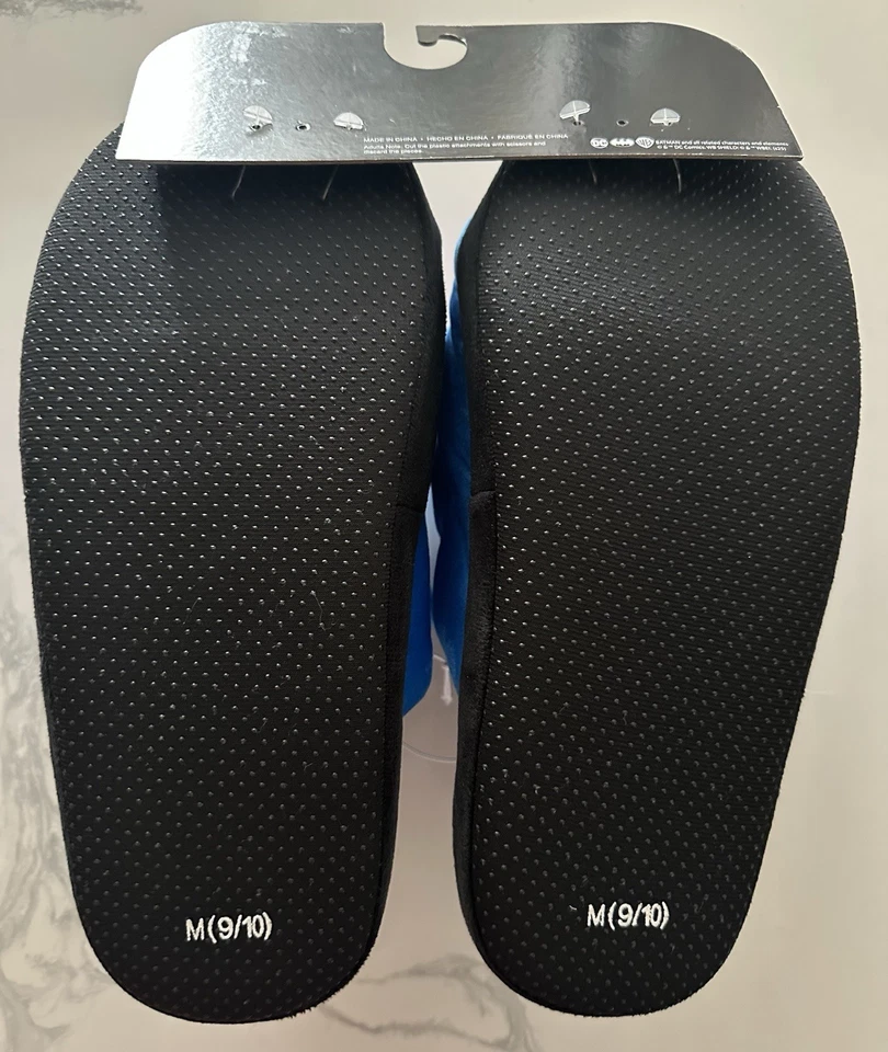 Zapatillas de felpa Batman para hombre medianas 9/10 nuevas azules Foto 2 de 2