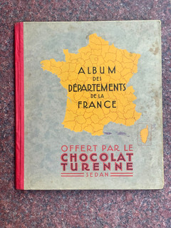 CHOCOLAT TURENNE LIMOUSINE ALBUM DEPARTEMENTS DE FRANCE