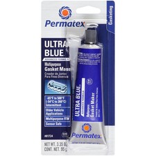 Permatex 81724 Sensor-Safe Ultra Blue RTV Silicone Gasket Maker, 3 oz. Tube