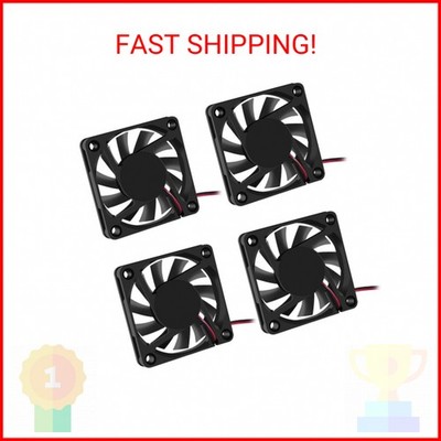 Dorhea Fan 60x60x10 mm DC 12V 6010 Brushless Cooling Fan, Replacement Ball Beari