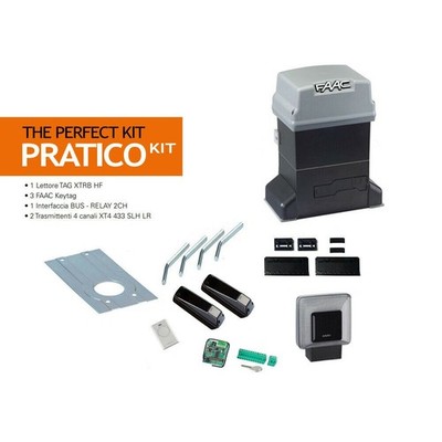 Praktisch Satz 230V Perfect Faac 105912 Ersatz Original Garantie Automatisierung