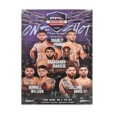 PFL 3 - Orlando 4/18/25 Multi Autographed Signed 24"x36" Event Poster  PFL LOA 