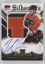 2013 Panini Crown Royale Rookie Silhouette 11/25 Tye McGinn #151 Patch Auto 03hd