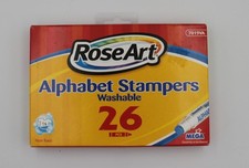 1996 Rose Art Alphabet Stampers Set Of 26 NEW Sealed Washable Rose Art