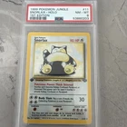 PSA 8 NM-MT Pokémon Jungle 1999 Holo Rare 1st Edition Snorlax 11/64