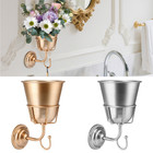 Opal Wall Vessel Wall Mounted Brass Container Vase Plant Hanging Organizer Decor