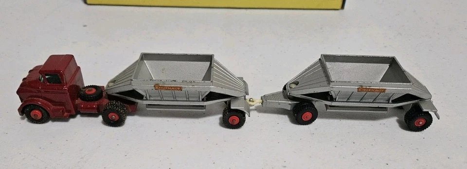Tren tolva vintage Matchbox tamaño king K-4 Fruehauf con caja original Foto 4 de 4