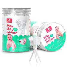 Baby Tongue Cleaner, Newborn Toothbrush, 48PCS Disposable Infant Clean Mouth,Gau