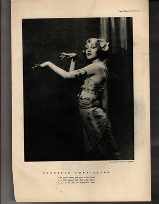 1920 Theatre - Florence O'Denishawn Original print only
