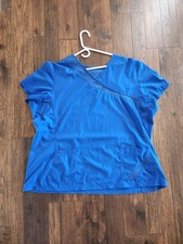 Women's Blue Scrub Top 3 XL