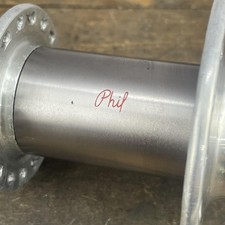 Jeu De Moyeux Phil Wood Haute Bride 32 Trous Fix/fix, 100/120mm, Cuivre Anodisé - NOS