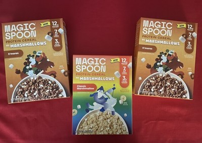 magic spoon 3 boxes marshmallow cereal
