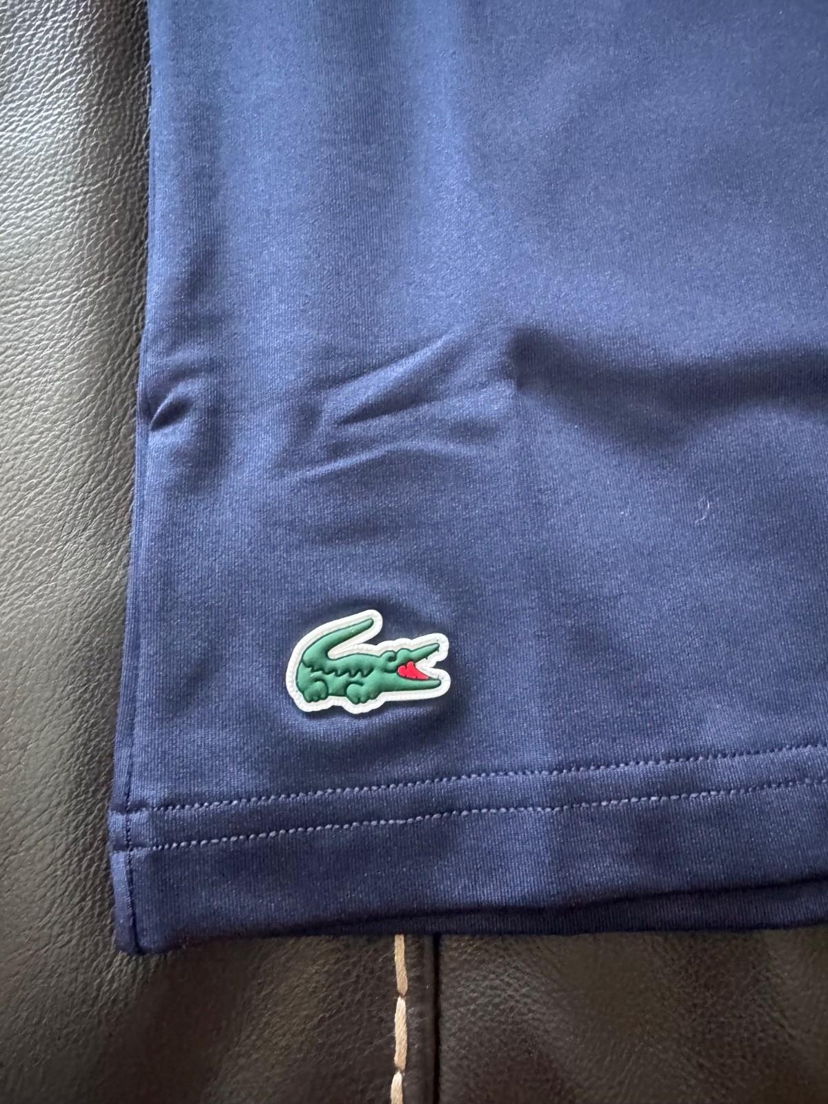 NWT 2025 Lacoste Miami Open Tennis Polo Men's Small Color Blue w/White Trim thumbnail 7