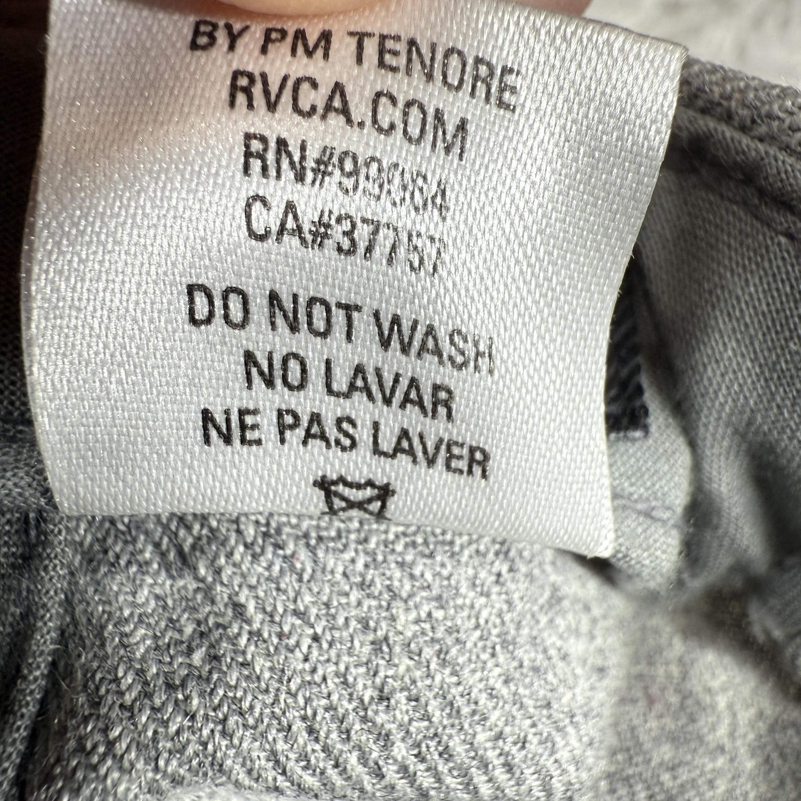 RVCA Hat Cap Snap Back Gray Hex Patch Wool Blend … - image 12