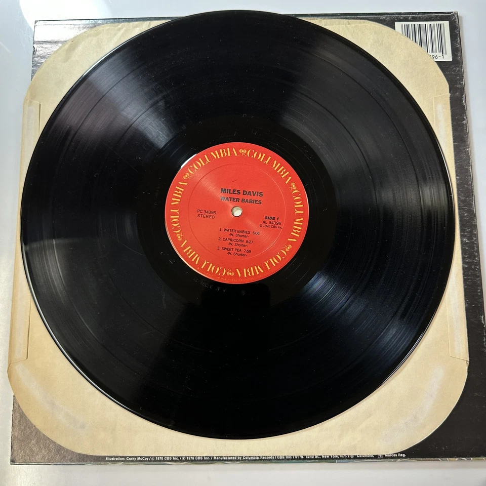 Water Babies Record Vinyl Miles Davis Columbia PC 34396 - Image 4 of 4